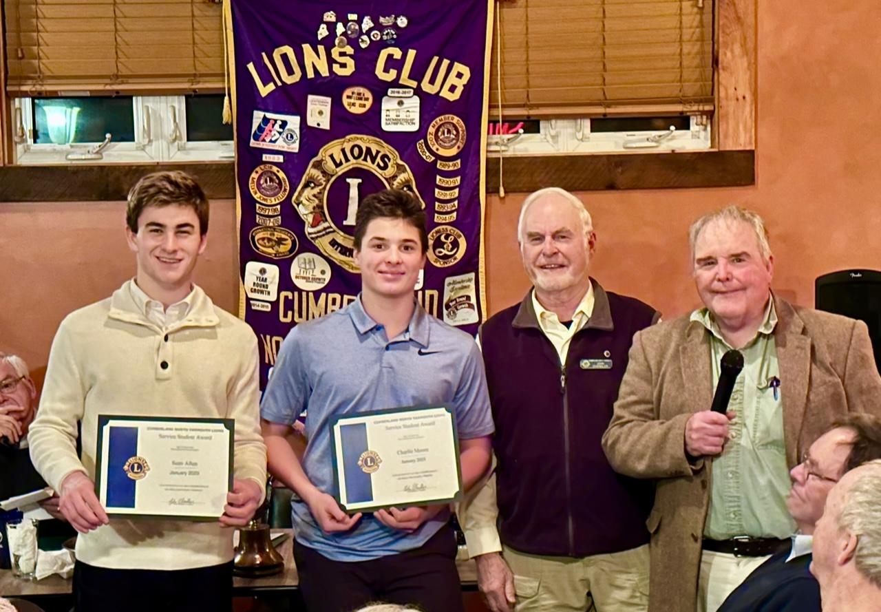 Lions club students of the month
